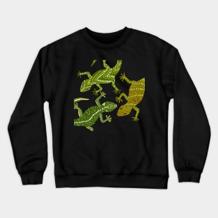 Gathering of Green Geckos Crewneck Sweatshirt